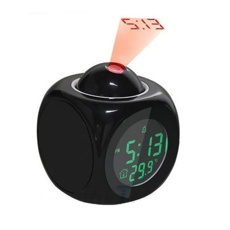 Multi-Function LED Projection Display Time Digital Voice Alarm Clock Talking Voice Prompt Thermometer Function Gift For Children
Multi-Function LED Projection Display Time Digital Voice Alarm Clock Talking Voice Prompt Thermometer Function Gift For Children