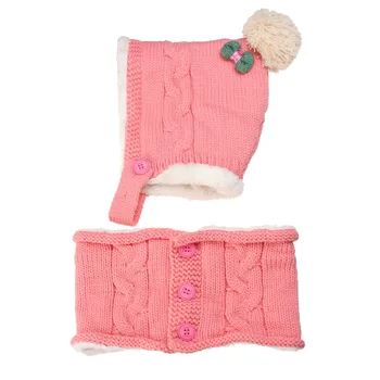 2pcs Winter Warm Beanie Hat Scarf Set Wool Knitted Children Kids Baby Outdoor Ski Sport Cap Autumn Scarf Earflap Pompom
2pcs Winter Warm Beanie Hat Scarf Set Wool Knitted Children Kids Baby Outdoor Ski Sport Cap Autumn Scarf Earflap Pompom