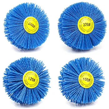 4 Pieces 80x30x6Mm Drill Abrasive Wire Grinding Wheel Nylon Bristle Polishing Brush For Wood Furniture Mahogany Finish
4 Pieces 80x30x6Mm Drill Abrasive Wire Grinding Wheel Nylon Bristle Polishing Brush For Wood Furniture Mahogany Finish
