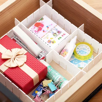 6pcs/set Adjustable Drawer Clapboard Partition Divider Cabinet DIY Grid Storage Organizer
6pcs/set Adjustable Drawer Clapboard Partition Divider Cabinet DIY Grid Storage Organizer