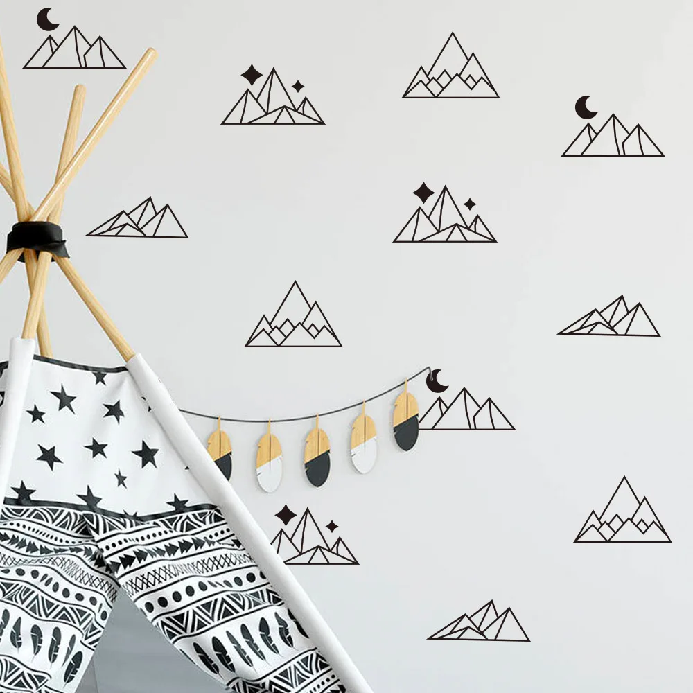 Фото Скандинавский стиль Декор для детской комнаты DIY настенные наклейки | Наклейки на стену (1005001403235987)