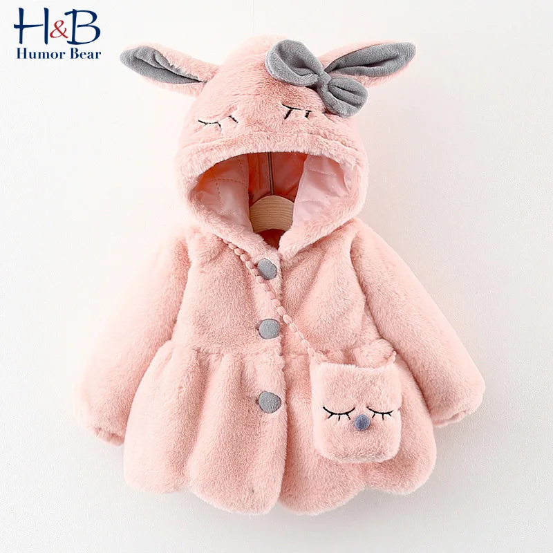 Humor Bear Baby Coat New Spring Autumn Fur Long Sleeve Cartoon Rabbit Ear Hooded Newborns Warm Children's Outerwear for 0-24M
Humor Bear Baby Coat New Spring Autumn Fur Long Sleeve Cartoon Rabbit Ear Hooded Newborns Warm Children's Outerwear for 0-24M