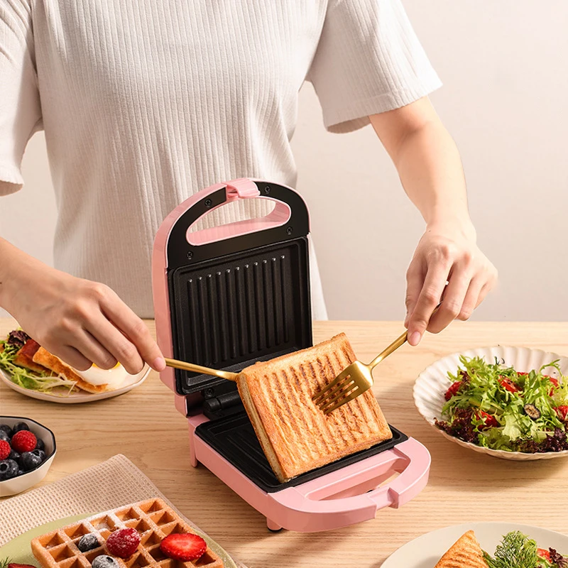 220V Portable Electric Dual Sandwich Maker Breakfast Machine Non-Stick Mini Waffle Maker Heating Pancake Toast Pressure Toaster
220V Portable Electric Dual Sandwich Maker Breakfast Machine Non-Stick Mini Waffle Maker Heating Pancake Toast Pressure Toaster