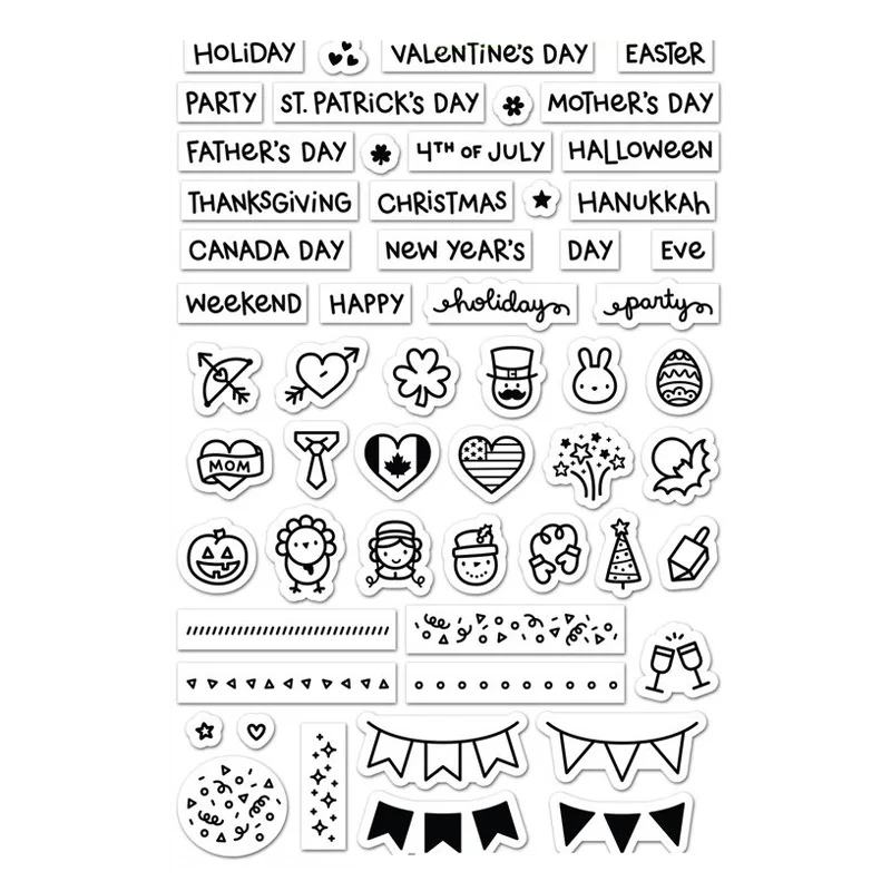 11*16CM Holiday Celebration Decoration Letters Clear Stamp DIY Scrapbooking Photo Album Crafts Card Bookmark Making Backgroud
11*16CM Holiday Celebration Decoration Letters Clear Stamp DIY Scrapbooking Photo Album Crafts Card Bookmark Making Backgroud