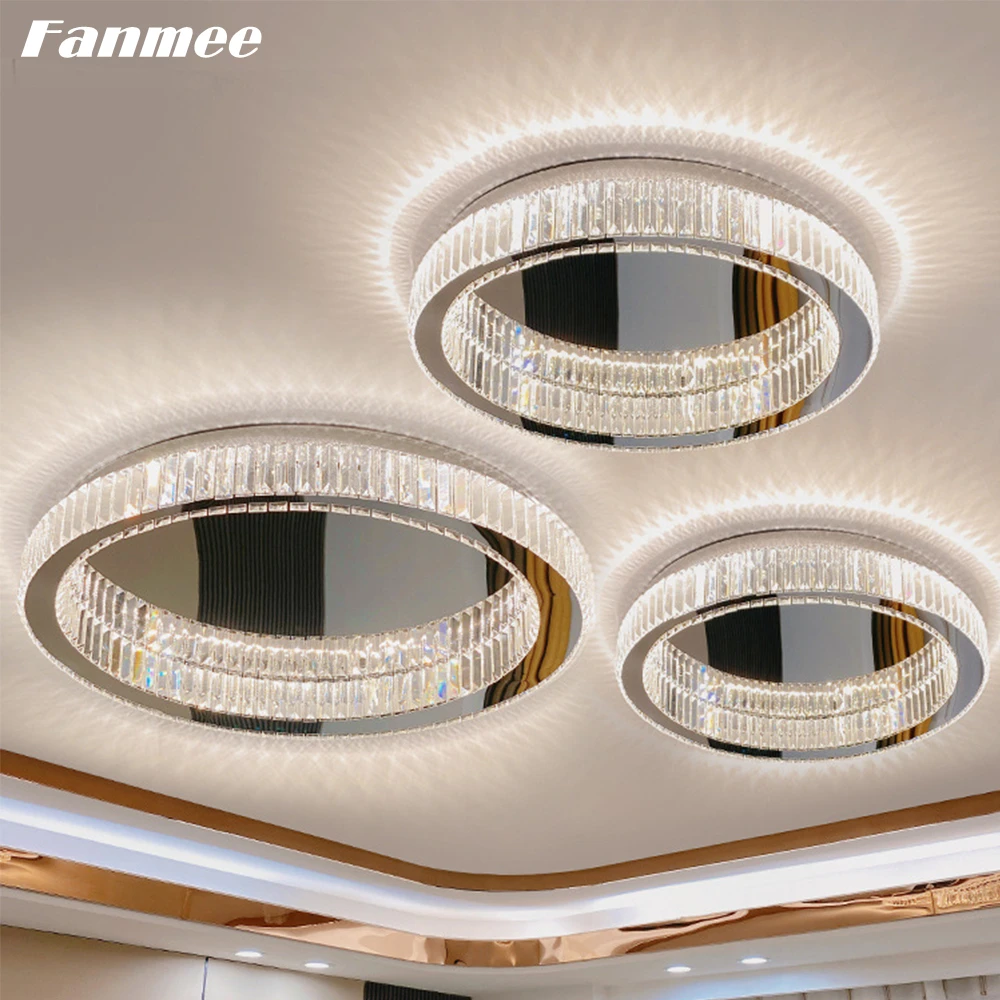 Круглый прозрачный светильник Fanmee, золотистый современный светильник, домашний декор, потолочная лампа из нержавеющей стали для спальни
Круглый прозрачный светильник Fanmee, золотистый современный светильник, домашний декор, потолочная лампа из нержавеющей стали для спальни