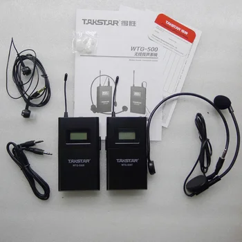 Takstar WTG-500 UHF Wireless Acoustic Transmission System For tour guiding, simultaneous translation and audio-visual education
Takstar WTG-500 UHF Wireless Acoustic Transmission System For tour guiding, simultaneous translation and audio-visual education