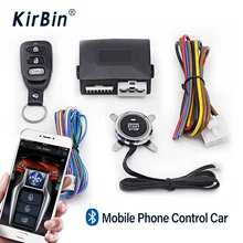KirBin 12V Car Alarm System Remote Control Ignition Kit Engine Start Stop Button Phone APP Control Car System
KirBin 12V Car Alarm System Remote Control Ignition Kit Engine Start Stop Button Phone APP Control Car System
