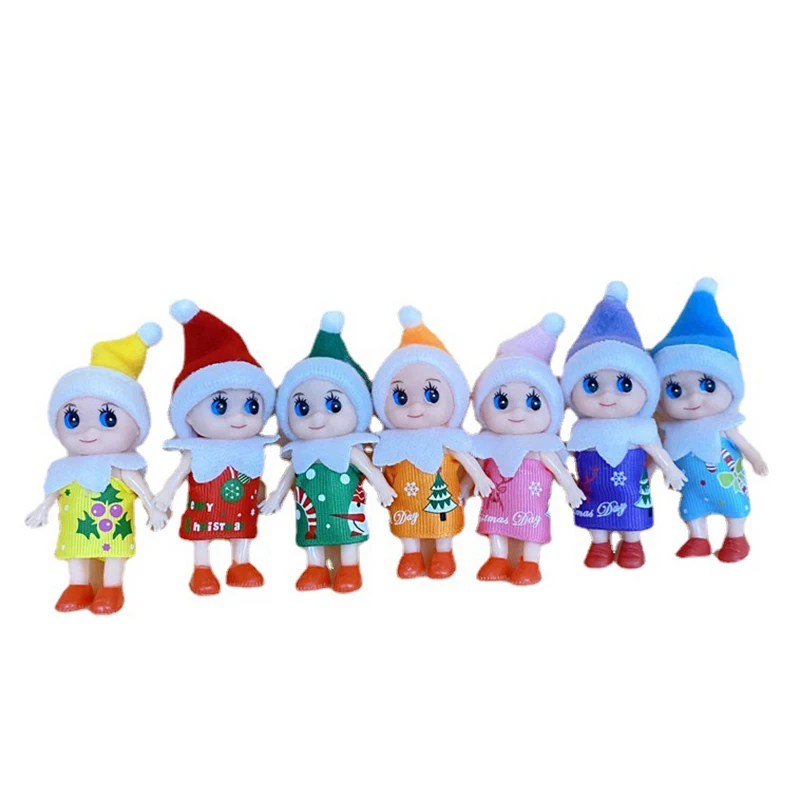 Фото Куклы для младенцев 8 см аксессуары детской елки рождественские куклы новые