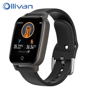 Ollivan T1 Body Temperature Measurement Smart Watch Men Women Heart Rate Monitor IP67 Waterproof Pedometer Watch For Smart Phone
Ollivan T1 Body Temperature Measurement Smart Watch Men Women Heart Rate Monitor IP67 Waterproof Pedometer Watch For Smart Phone