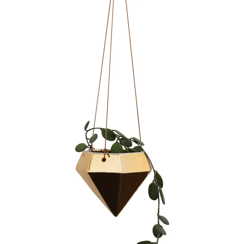 Creative Diamond Shape Hanging Flower Pot Hydroponic Plant Pots Home Living Room Wall Planters Basket Modern Classical Wall Vase
Creative Diamond Shape Hanging Flower Pot Hydroponic Plant Pots Home Living Room Wall Planters Basket Modern Classical Wall Vase