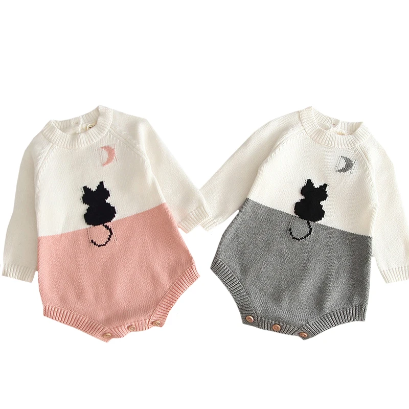 Autumn Baby Knitted Rompers Sweater Baby Girl Long-sleeve Knitted Overalls Infant Girl Princess Cotton Clothes Baby Girl Romper
Autumn Baby Knitted Rompers Sweater Baby Girl Long-sleeve Knitted Overalls Infant Girl Princess Cotton Clothes Baby Girl Romper
