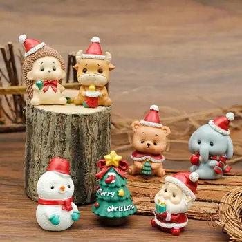 1PC Christmas Gift Santa Claus Cute Animals Model Small Statue Figurine Crafts Ornament Miniatures Home Garden
1PC Christmas Gift Santa Claus Cute Animals Model Small Statue Figurine Crafts Ornament Miniatures Home Garden