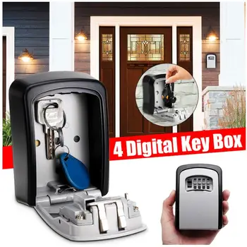 Key Lock Box Wall Mounted Aluminum alloy Key Safe Box Weatherproof 4 Digit Combination Key Storage Lock Box Indoor Outdoo
Key Lock Box Wall Mounted Aluminum alloy Key Safe Box Weatherproof 4 Digit Combination Key Storage Lock Box Indoor Outdoo