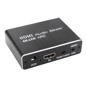 HDMI o Extractor Converter Support 4K 60Hz HDMI Converter Adapter Support ARC/3D 5.1 Channel
HDMI o Extractor Converter Support 4K 60Hz HDMI Converter Adapter Support ARC/3D 5.1 Channel