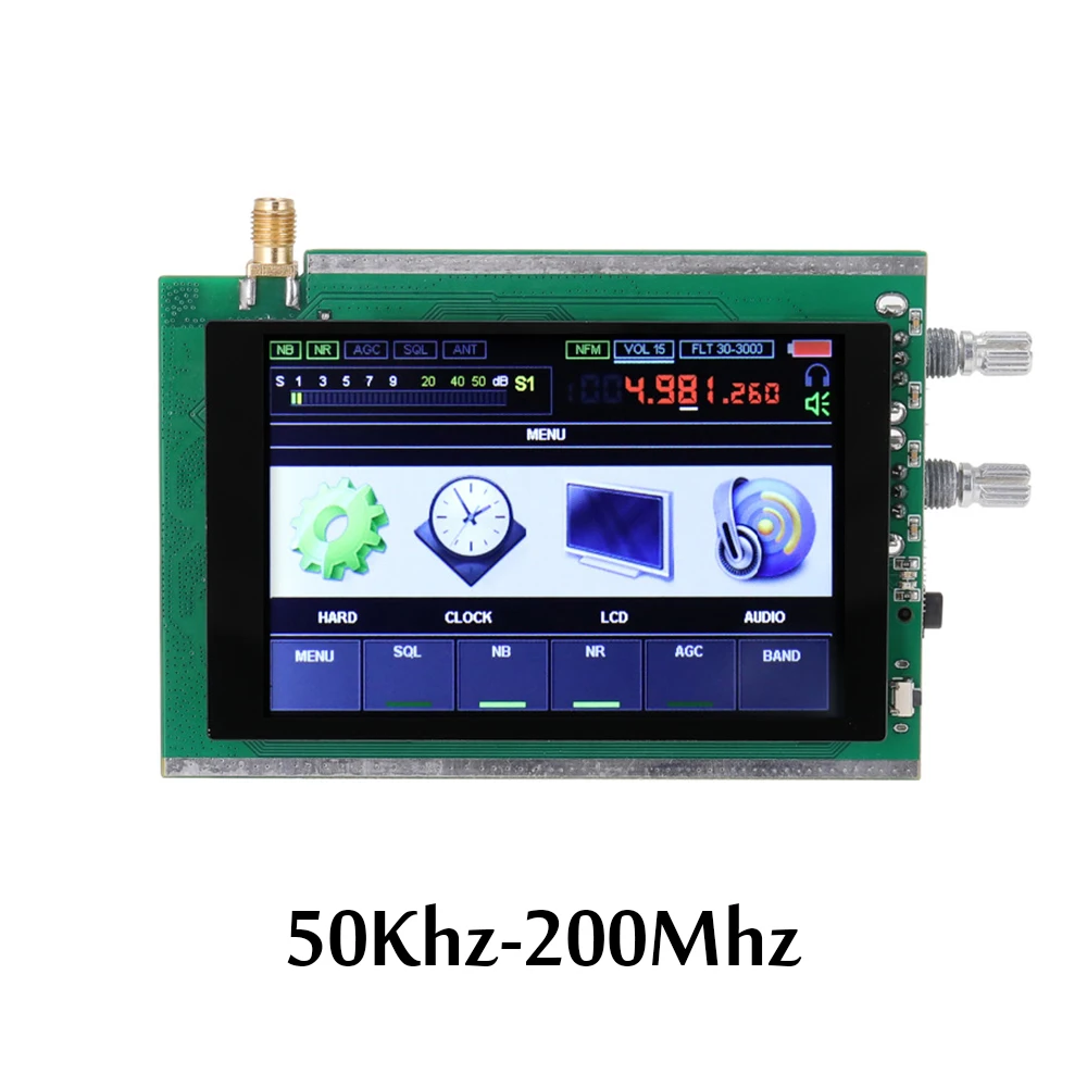 Professional 50KHz-200MHz New Malachite SDR Receiver Radio AM SSB NFM WFM DSP 3.5'' LCD Touching Screen SDR HAM Transceiver
Professional 50KHz-200MHz New Malachite SDR Receiver Radio AM SSB NFM WFM DSP 3.5'' LCD Touching Screen SDR HAM Transceiver