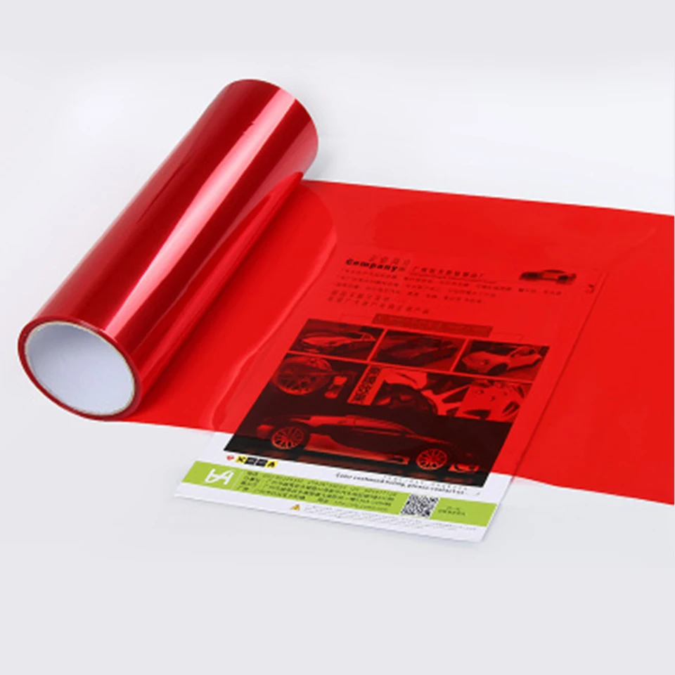 PVC Gloss Red Light Smoke Headlight Taillight Fog Wrap Cover Vinyl Tint Film 0.3*10m/Roll
PVC Gloss Red Light Smoke Headlight Taillight Fog Wrap Cover Vinyl Tint Film 0.3*10m/Roll