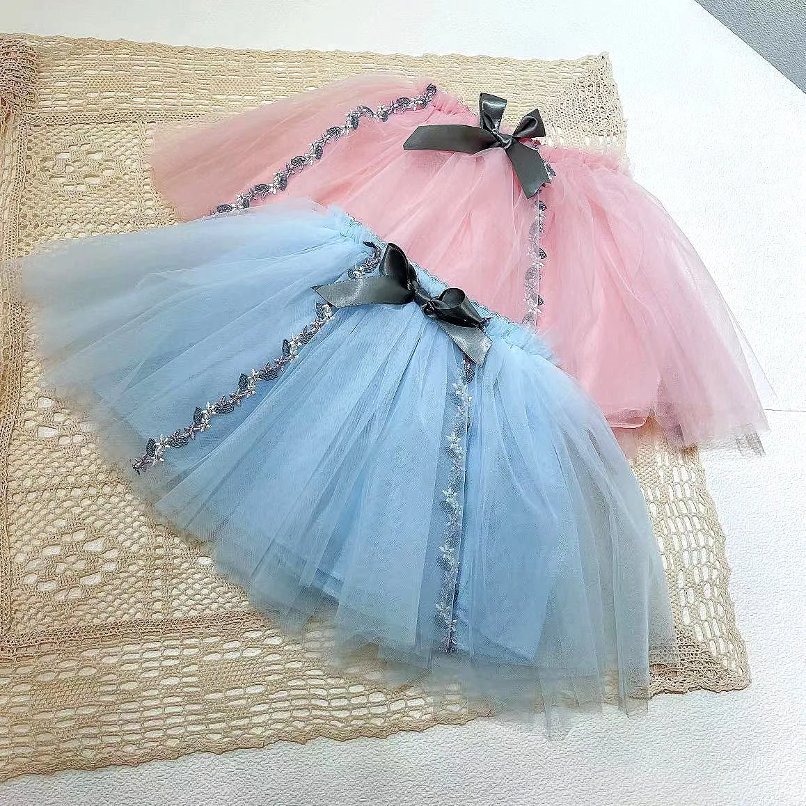 Фото Сетчатая юбка для маленьких девочек милая детская одежда принцессы подарок на