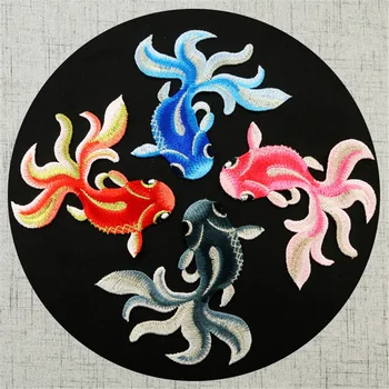 Maxsin 1 Pcs Goldfish Embroidered Patches for Clothes sew on Garment Applique DIY Accessory Party Decor Animal pink Fish Patch
Maxsin 1 Pcs Goldfish Embroidered Patches for Clothes sew on Garment Applique DIY Accessory Party Decor Animal pink Fish Patch