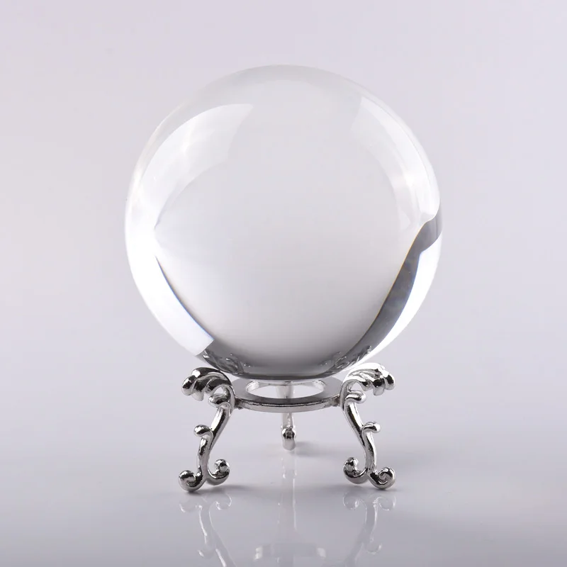 60/80 мм фотография хрустальный шар орнамент фэншуй Глобус гадание кварцевое