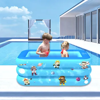 Children Inflatable Pool Outdoor Summer Kids Swimming Bathing Playing PVC Inflation Pool Rectangle 
Children Inflatable Pool Outdoor Summer Kids Swimming Bathing Playing PVC Inflation Pool Rectangle