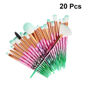 20pcs Makeup Brushes Set Makeup Tool Cosmetic Tool Transparent Handle for Women (Gradient Pink Green)
20pcs Makeup Brushes Set Makeup Tool Cosmetic Tool Transparent Handle for Women (Gradient Pink Green)