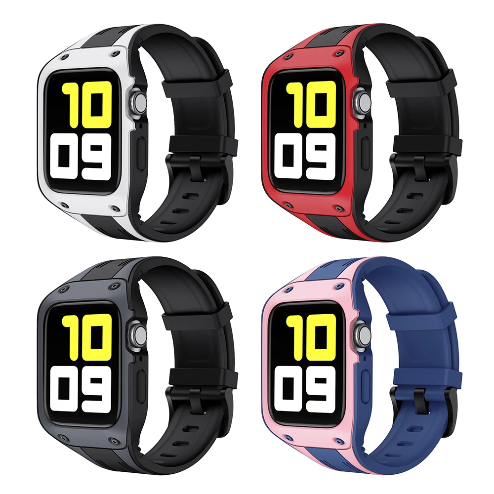 For Apple Watch 6 Se 5 4 3 2 1 Case+Band Full Cover Anti Knock Cover for iwatch 38mm 40mm 42mm 44mm Strap Bracele
For Apple Watch 6 Se 5 4 3 2 1 Case+Band Full Cover Anti Knock Cover for iwatch 38mm 40mm 42mm 44mm Strap Bracele