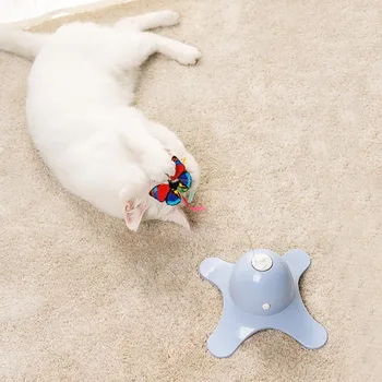 Electric Cat Interactive Teaser Wand Toy With Butterfly Attachment Interactive Cat Toy Multi Function Automatic Pet Supplies
Electric Cat Interactive Teaser Wand Toy With Butterfly Attachment Interactive Cat Toy Multi Function Automatic Pet Supplies
