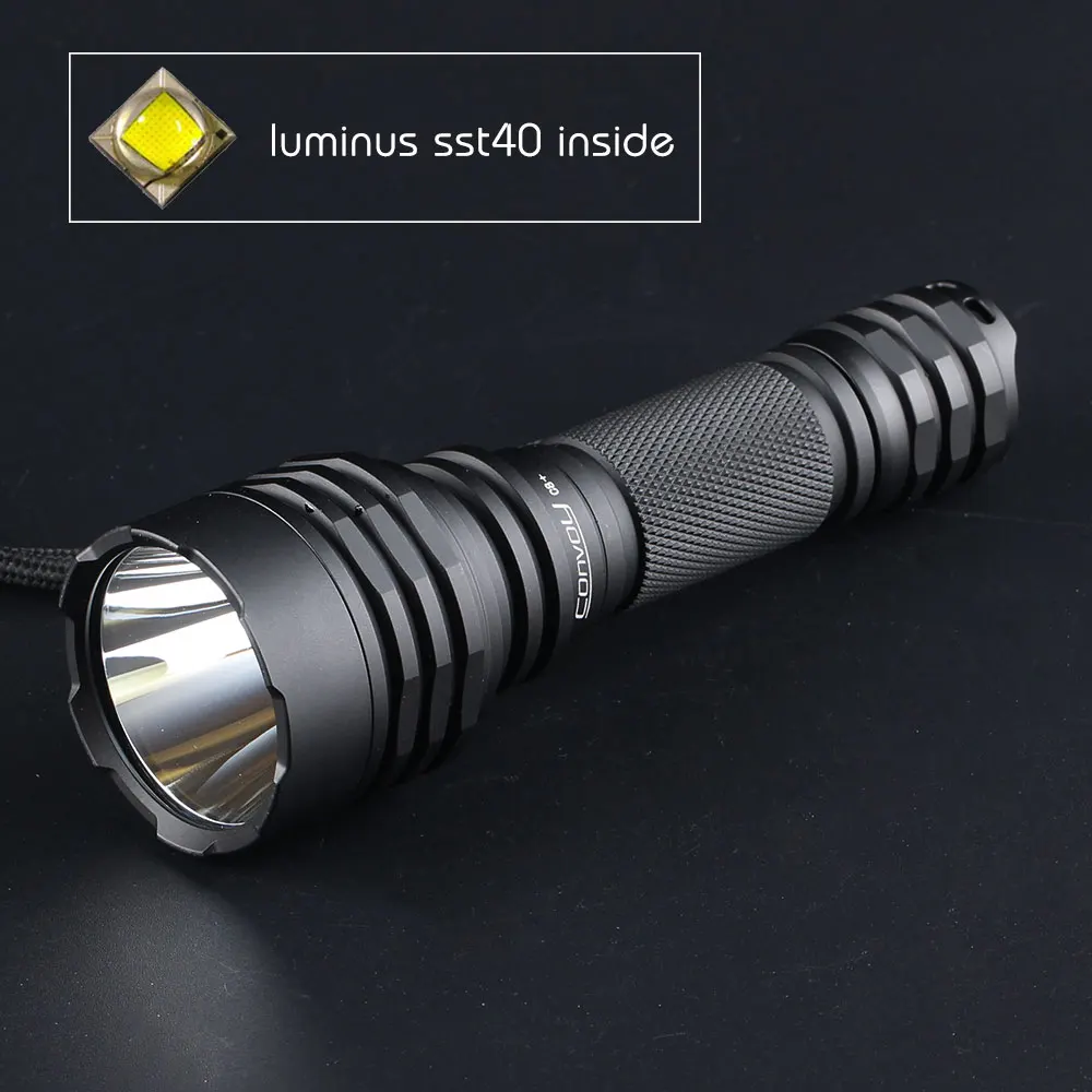 Powerful LED Torch Flashlight, Convoy C8+ with SST40 Led Lantern Flash Light 2000lm Camping Fishing Hiking Bike Light Work Lamp
Powerful LED Torch Flashlight, Convoy C8+ with SST40 Led Lantern Flash Light 2000lm Camping Fishing Hiking Bike Light Work Lamp