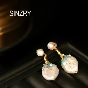 SINZRY new baroque Natural Freshwater Pearl Handmade rhinestone unique Earring Fashion personality Dangle Earrings
SINZRY new baroque Natural Freshwater Pearl Handmade rhinestone unique Earring Fashion personality Dangle Earrings