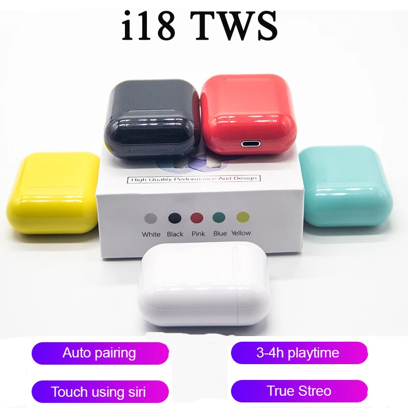 Original i18 TWS wireless Bluetooth 5.0 headset for Samsung Android Apple Xiaomi PK i7S i9s i12 i11 i14 i90 i30 PRO TWS
Original i18 TWS wireless Bluetooth 5.0 headset for Samsung Android Apple Xiaomi PK i7S i9s i12 i11 i14 i90 i30 PRO TWS