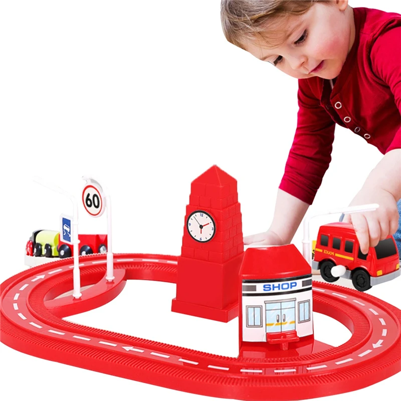 Fashion Baby Educational Building Toy Set, Children Cartoon Scene Combination Spring Track Car Kit DIY Toys for children gifts
Fashion Baby Educational Building Toy Set, Children Cartoon Scene Combination Spring Track Car Kit DIY Toys for children gifts