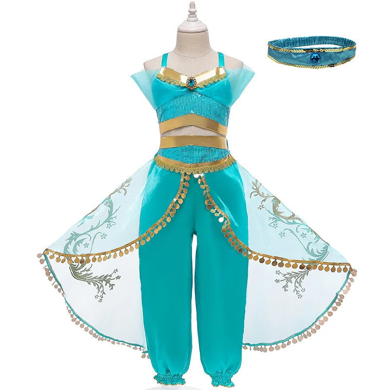 Girl Aladdin Lamp Dress For 6 8 10 Years Children Girls Halloween Cosplay Jasmine Costume Kids Clothing
Girl Aladdin Lamp Dress For 6 8 10 Years Children Girls Halloween Cosplay Jasmine Costume Kids Clothing