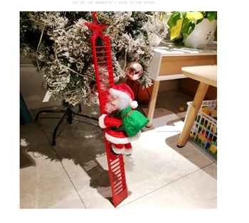 New Christmas Funny Christmas Santa Claus Electric Climb Ladder Hanging Decoration Christmas Tree Ornaments Party Kids Gifts
New Christmas Funny Christmas Santa Claus Electric Climb Ladder Hanging Decoration Christmas Tree Ornaments Party Kids Gifts