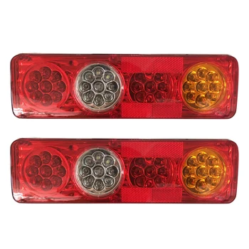 2 PCS Waterproof 36 LEDs Taillights Trailer Truck Stop Rear Tail Light Auto Car Signal Lamps Caution Lights Fog Light Bulbs
2 PCS Waterproof 36 LEDs Taillights Trailer Truck Stop Rear Tail Light Auto Car Signal Lamps Caution Lights Fog Light Bulbs