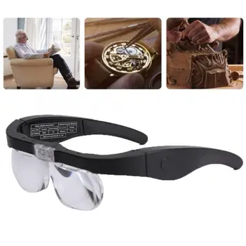 USB Head-Mounted LED Light Loupe Magnifying Glass Jewelry Watch Repair Eye Magnifier for Reading Beauty Nail Art Tattoo
USB Head-Mounted LED Light Loupe Magnifying Glass Jewelry Watch Repair Eye Magnifier for Reading Beauty Nail Art Tattoo