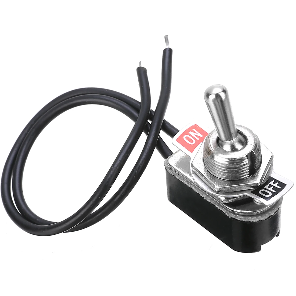 1PC KNS-1 6A 250V AC On-Off Prewired Standard Toggle Switch SPST Contacts Switch with Wire High Quality