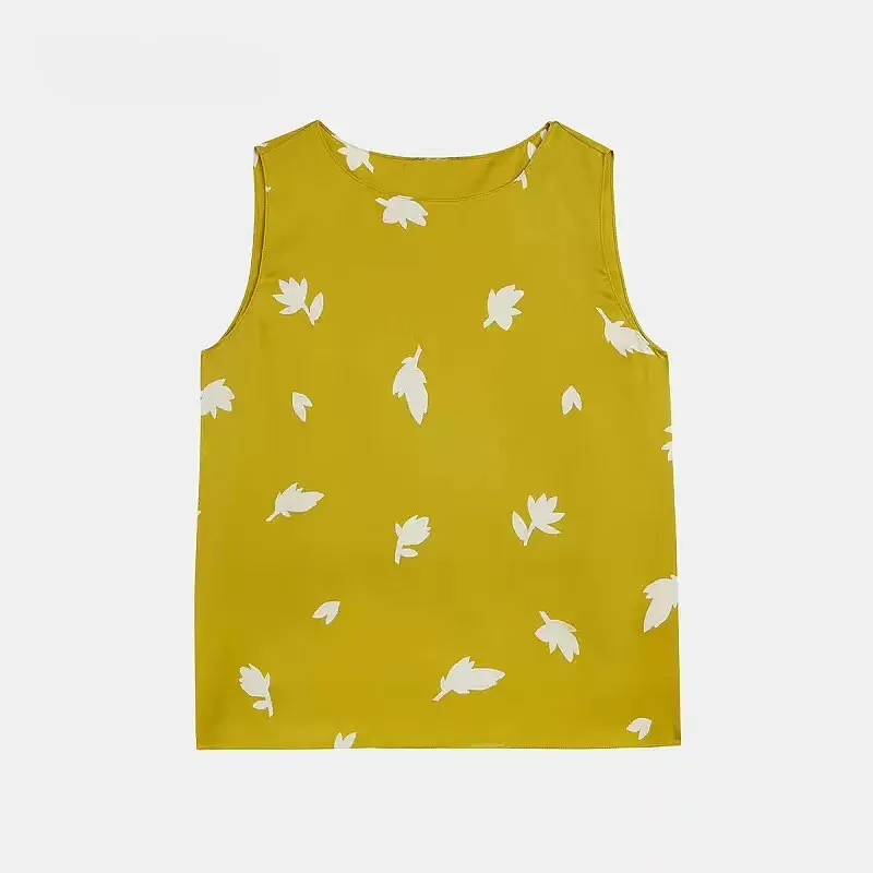 Spring Summer 2020 Simple Fashion Silk Print Tank Top Women Casual Sleeveless Tanks
Spring Summer 2020 Simple Fashion Silk Print Tank Top Women Casual Sleeveless Tanks