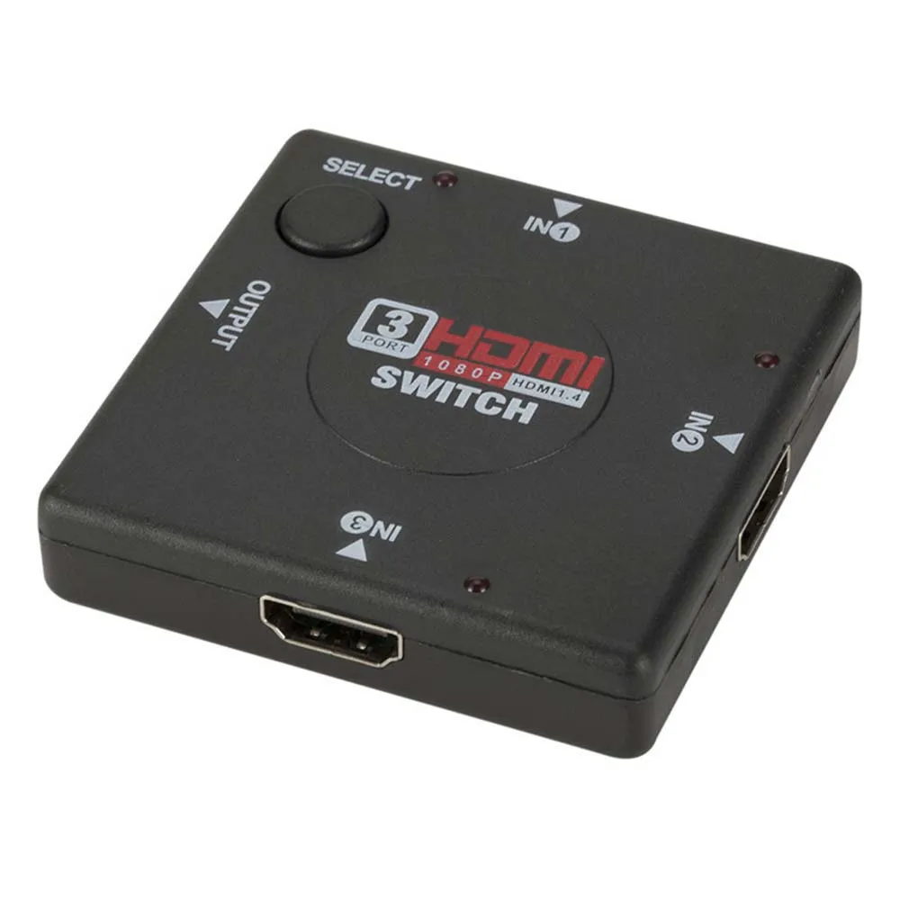 3 Port 1080P High Definition Multimedia Interface Switcher Adapter Splitter for PS3 STB TV DVD DVR PC DV DLP Projector
3 Port 1080P High Definition Multimedia Interface Switcher Adapter Splitter for PS3 STB TV DVD DVR PC DV DLP Projector