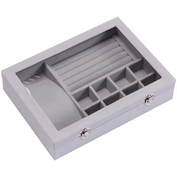 Jewelry Organizer Display Detachable Jewelry Box With Lid Portable Multi-function Travel Jewelry Storage Box Case SWWQ
Jewelry Organizer Display Detachable Jewelry Box With Lid Portable Multi-function Travel Jewelry Storage Box Case SWWQ