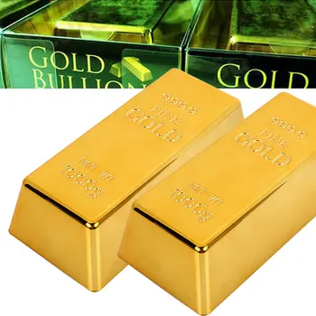 Gold Brick Plastic Paperweigh Simulation Home Door Office Fake Gold Bar Collectable Golden Toy Table Decor Gate Stopper Shop
Gold Brick Plastic Paperweigh Simulation Home Door Office Fake Gold Bar Collectable Golden Toy Table Decor Gate Stopper Shop