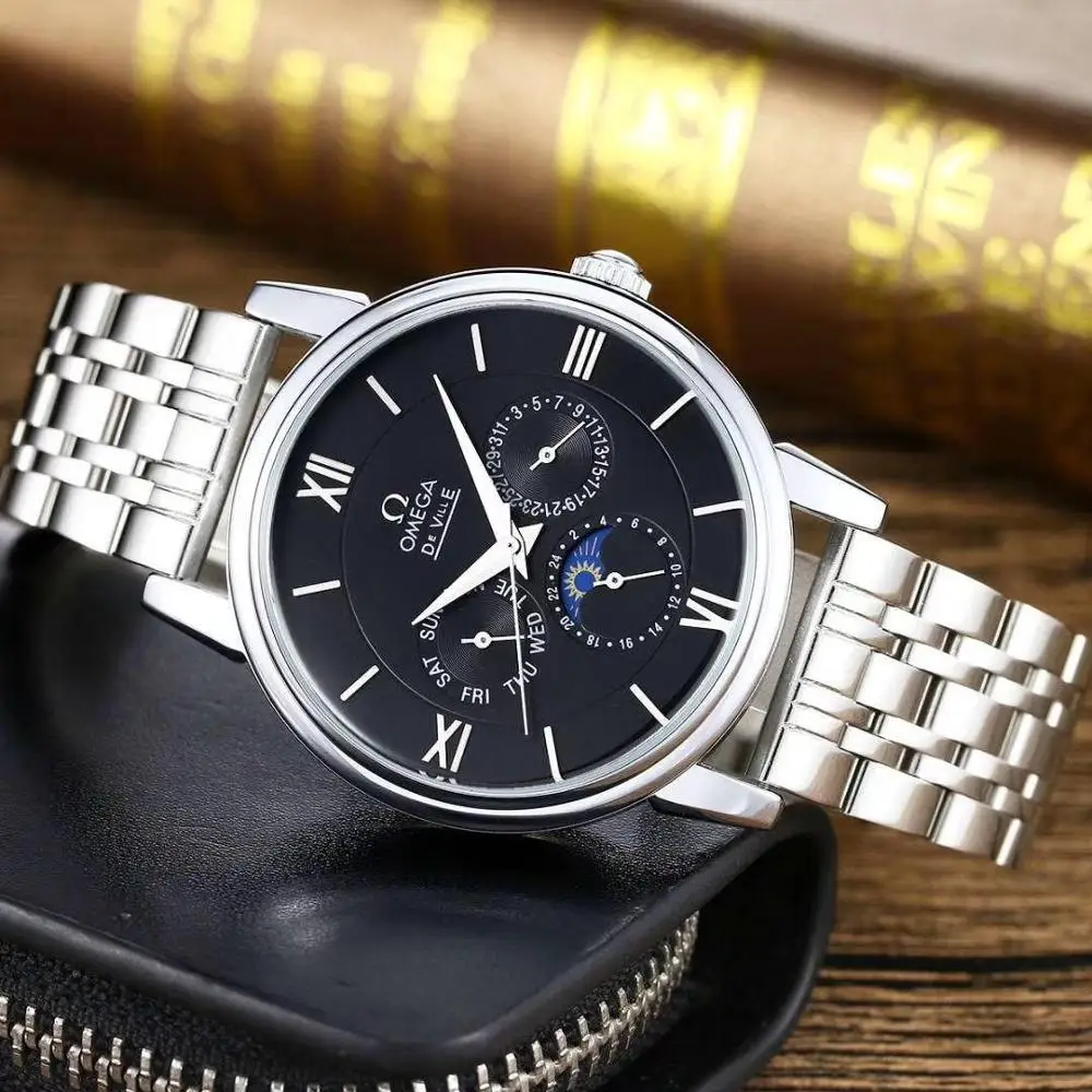 Omega- Men's quartz watch Top brand luxury stainless steel contracted men's fashion timing men's sports watch30
Omega- Men's quartz watch Top brand luxury stainless steel contracted men's fashion timing men's sports watch30