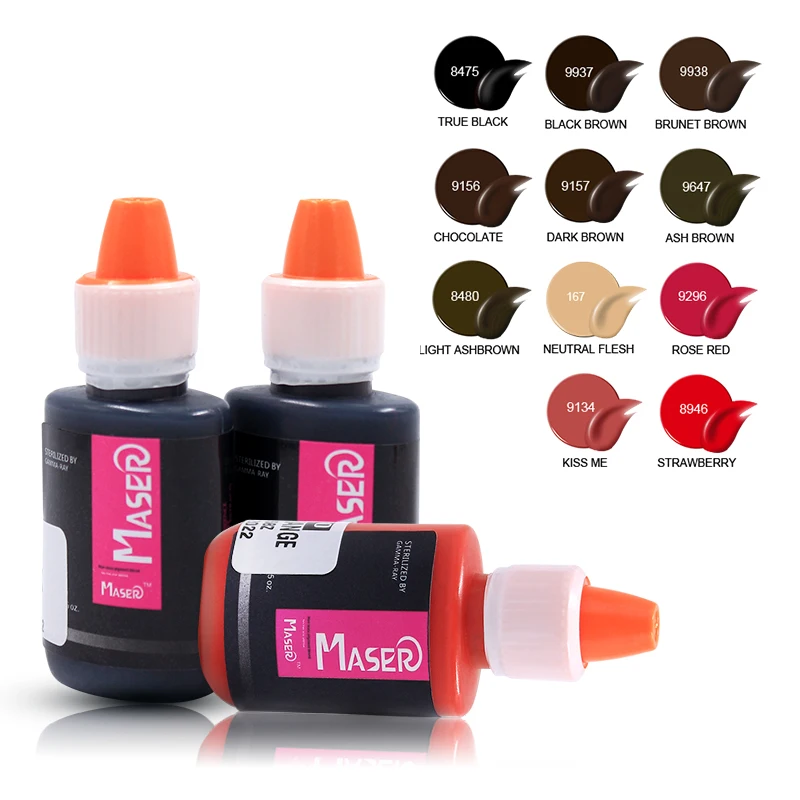1PC Professional Permanent Makeup Machine Pigments Set Tattoo Ink Microblading Pigpigment Eyebrow Lip Eyeliner Make up 25 color
1PC Professional Permanent Makeup Machine Pigments Set Tattoo Ink Microblading Pigpigment Eyebrow Lip Eyeliner Make up 25 color