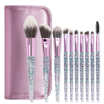10Pcs Makeup Brushes Set Eye Shadow Blush Foundation Powde Brushes with Carry Bag Makeup Brush Set Beauty Make-up Tools Set
10Pcs Makeup Brushes Set Eye Shadow Blush Foundation Powde Brushes with Carry Bag Makeup Brush Set Beauty Make-up Tools Set