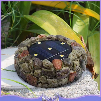 5 LED Solar Cobblestone Light Underground Light Resin Lawn Lamp Outdoor Courtyard Buried Simulation Stone Cobblestone Lights
5 LED Solar Cobblestone Light Underground Light Resin Lawn Lamp Outdoor Courtyard Buried Simulation Stone Cobblestone Lights