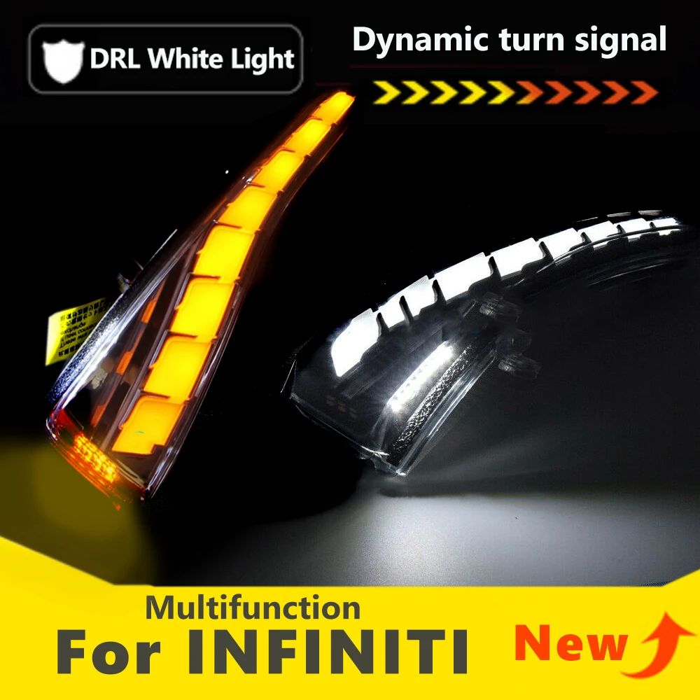 Rearview Mirror Light Revolving Dynamic Turn Signal Lamp Sequential Flowing Running For Infiniti Q30 Q50 Q60 Q70 QX30 QX50 QX60
Rearview Mirror Light Revolving Dynamic Turn Signal Lamp Sequential Flowing Running For Infiniti Q30 Q50 Q60 Q70 QX30 QX50 QX60