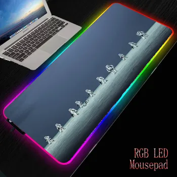 

Mairuige Customize Star War RGB Mouse Pad Large Gaming Mouse Pad Gamer Led Computer Mousepad with Backlight Keyboard Desk Mat