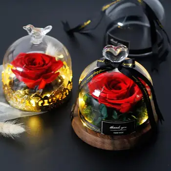 2020 Mother Day Present Beauty and the Beast Rose Valentines Day Gift Eternal Rose With Night Light in Glass Dome Birthday Gift 
2020 Mother Day Present Beauty and the Beast Rose Valentines Day Gift Eternal Rose With Night Light in Glass Dome Birthday Gift