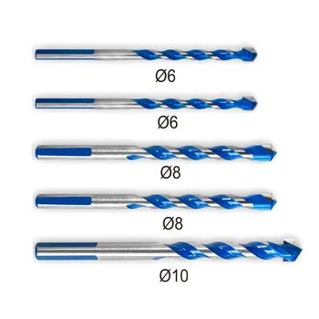 5pcs Masonry Drill Bits Carbide Tipped Concrete Drilling Set 6/8/10mm Power Tool Accessories For Wood Metal Masonry Drilling
5pcs Masonry Drill Bits Carbide Tipped Concrete Drilling Set 6/8/10mm Power Tool Accessories For Wood Metal Masonry Drilling