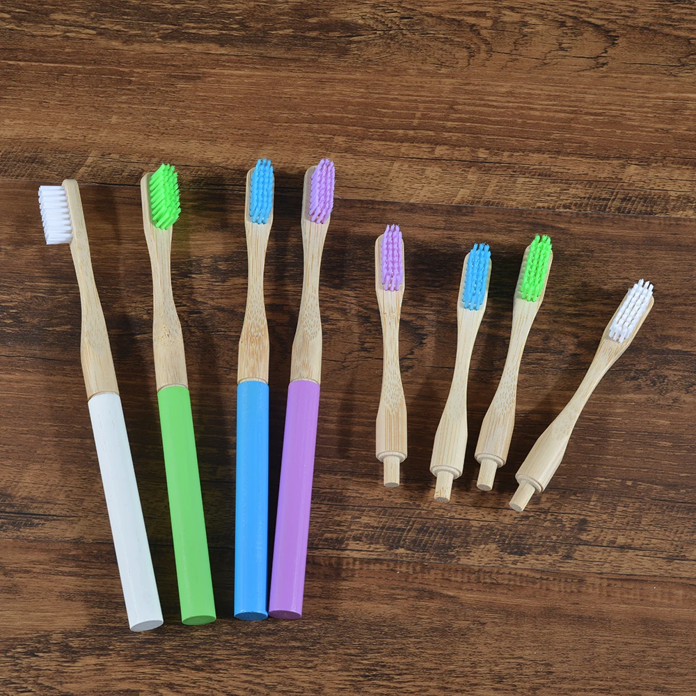 New Desgin Removable Bamboo Toothbrush Medium Bristles Eco Friendly Cylindrical zero waste Tooth Brush Eco Bamboo Toothbrush
New Desgin Removable Bamboo Toothbrush Medium Bristles Eco Friendly Cylindrical zero waste Tooth Brush Eco Bamboo Toothbrush