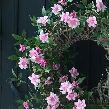 Pink White Artificial Chinese Rose Flowers Vines Artificial Plants Fake Ivy Flowers Hanging Vine Home Garden Wedding Party Decor
Pink White Artificial Chinese Rose Flowers Vines Artificial Plants Fake Ivy Flowers Hanging Vine Home Garden Wedding Party Decor
